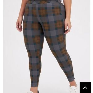🆕 OUTLANDER TARTAN PULL-ON PIXIE PANT - STUDIO PONTE